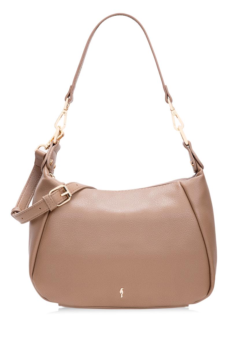 Camel-colored shopper shoulder bag TOREC-0885B-81(Z25)