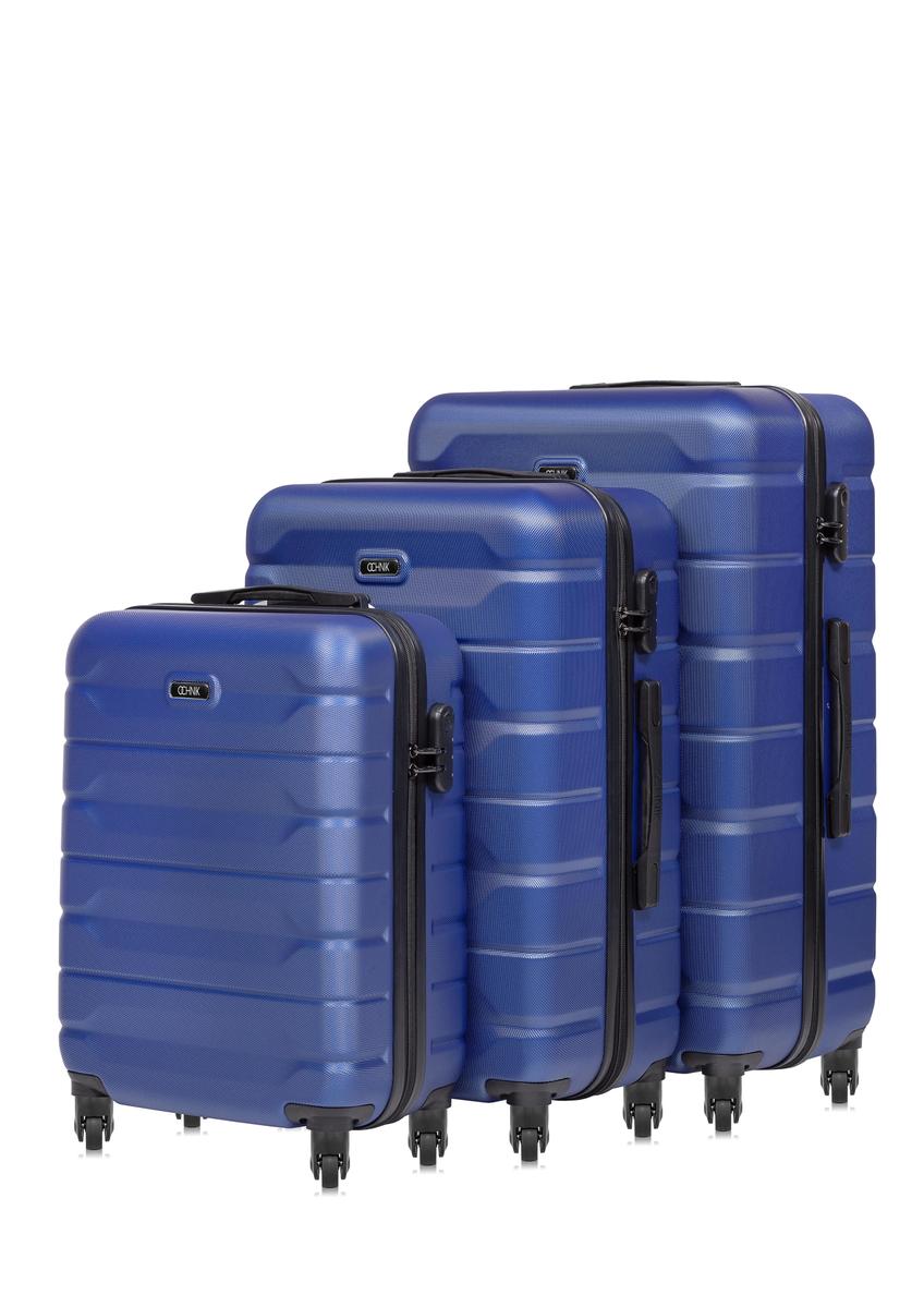 Set of suitcases on wheels 19''/24''/28'' WALAB-0067-69(W24)-01