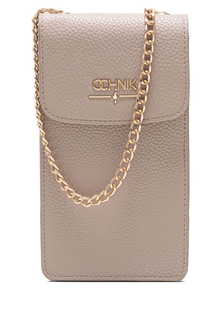 Beige women's pouch TOREC-1112-80(Z25), front product view on white background.