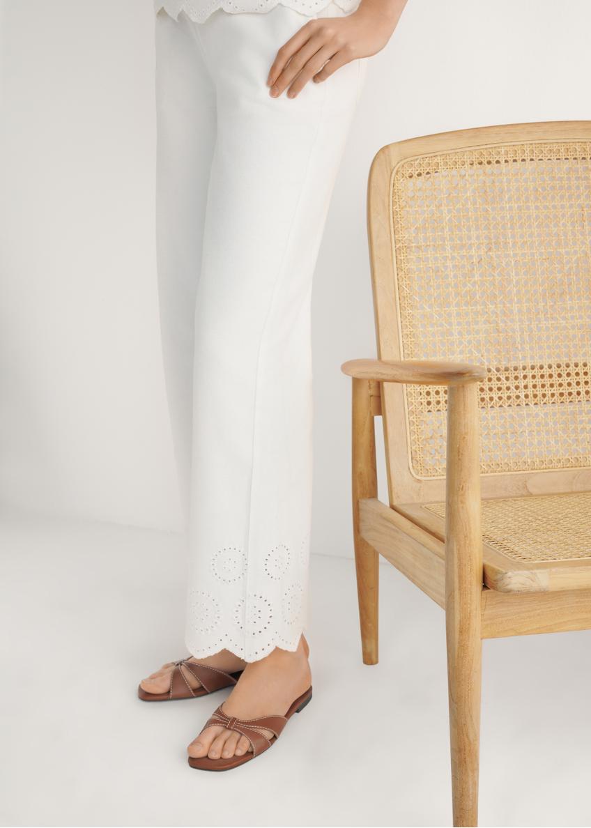 Camel leather women's flip-flops BUTYD-1227-1D(W26)