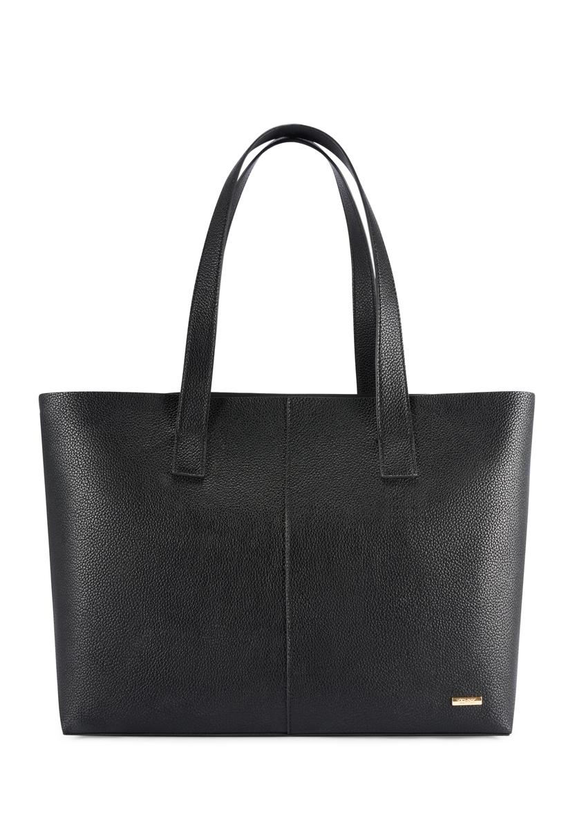 Black women's shopper bag TOREC-1208-9I(W26)