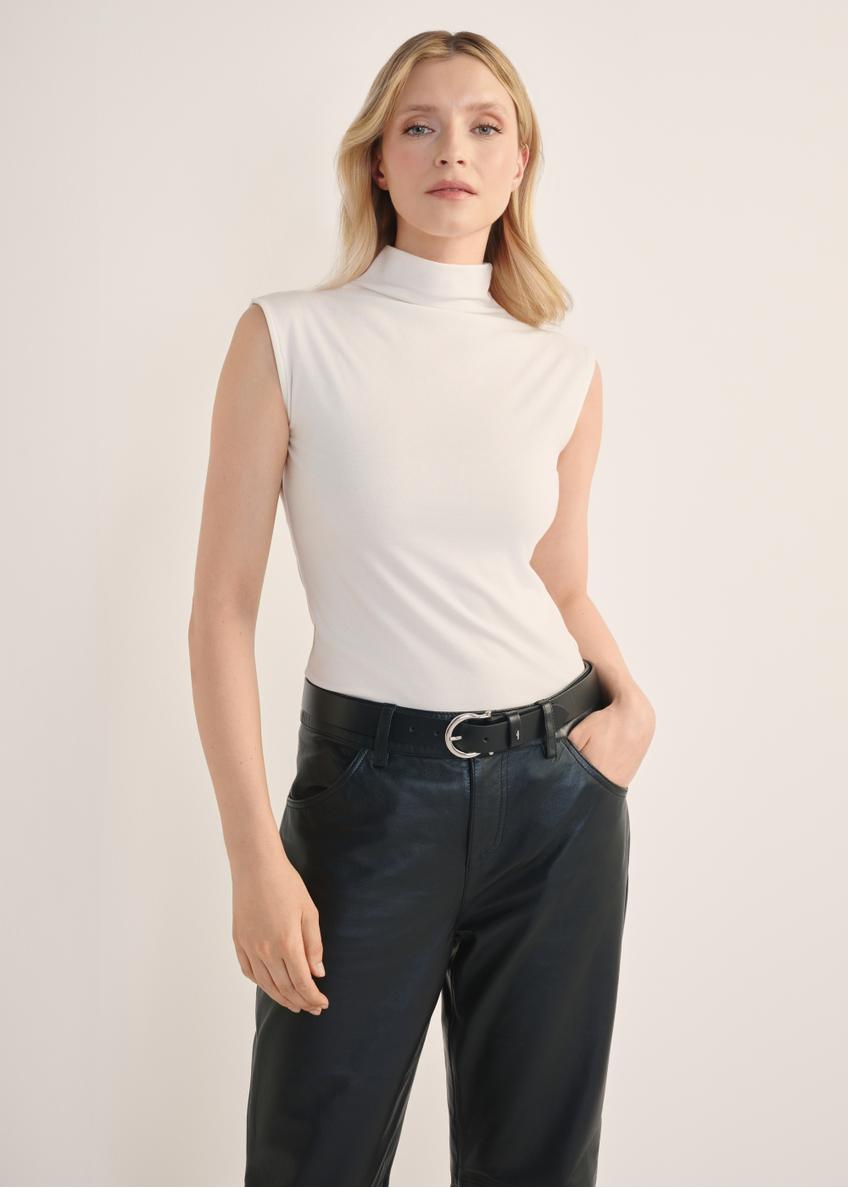 Cream women's blouse BLUDT-0193-12(Z25)