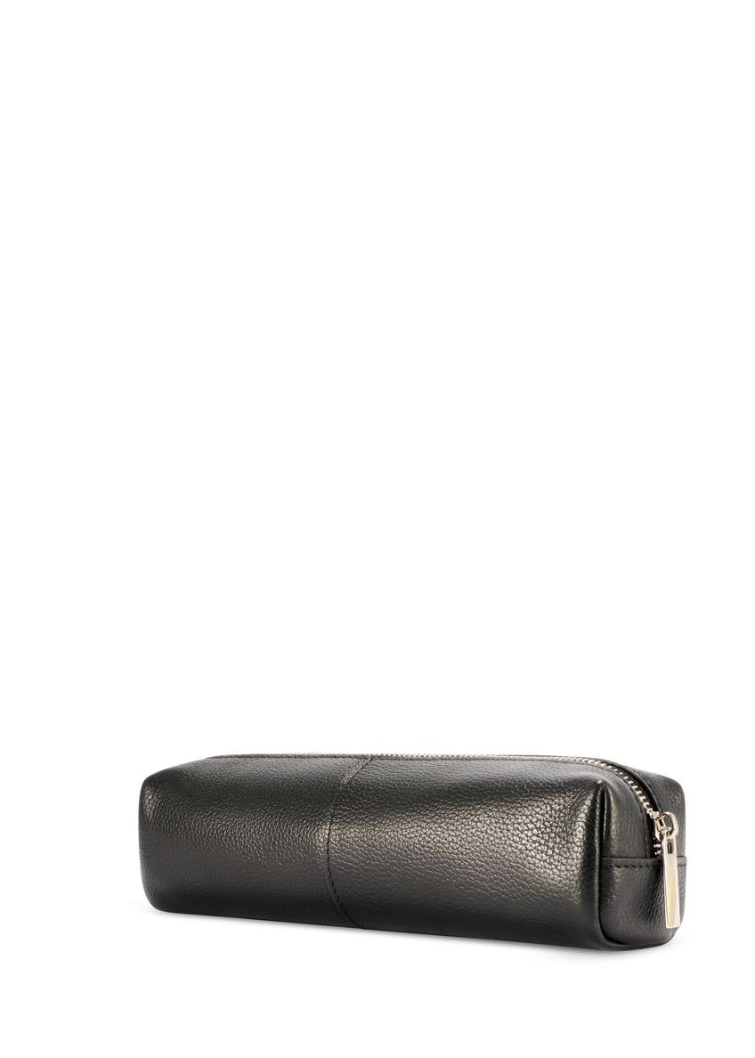 Black leather case PORMS-0690-9I(W26)