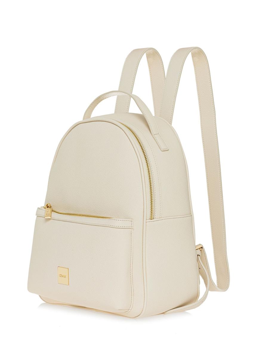 Cream women's medium backpack TOREC-0920A-12(W25)