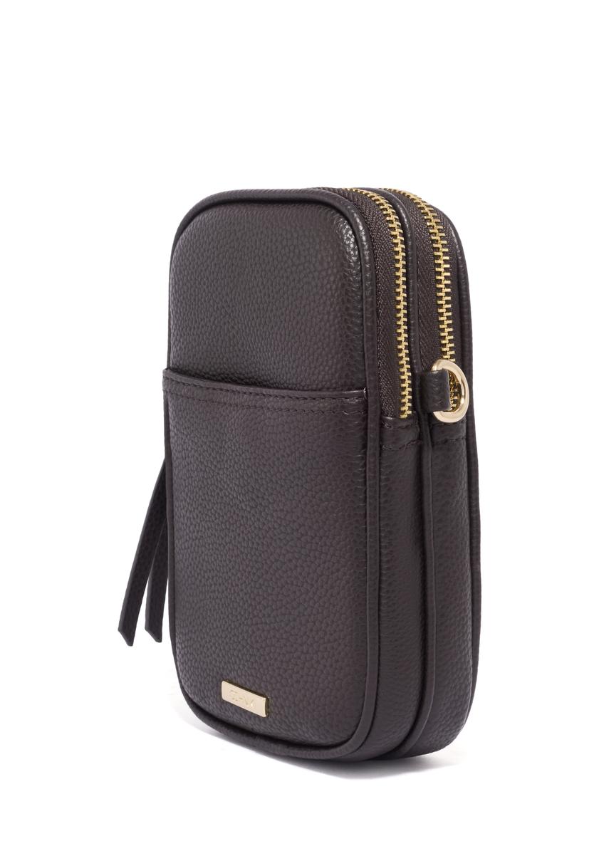 Brown mini women's phone bag TOREC-1368-1I(Z26)