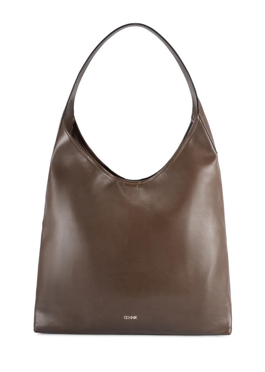 Light brown large women's handbag TOREC-1199-1K(W26), front product view on white background.