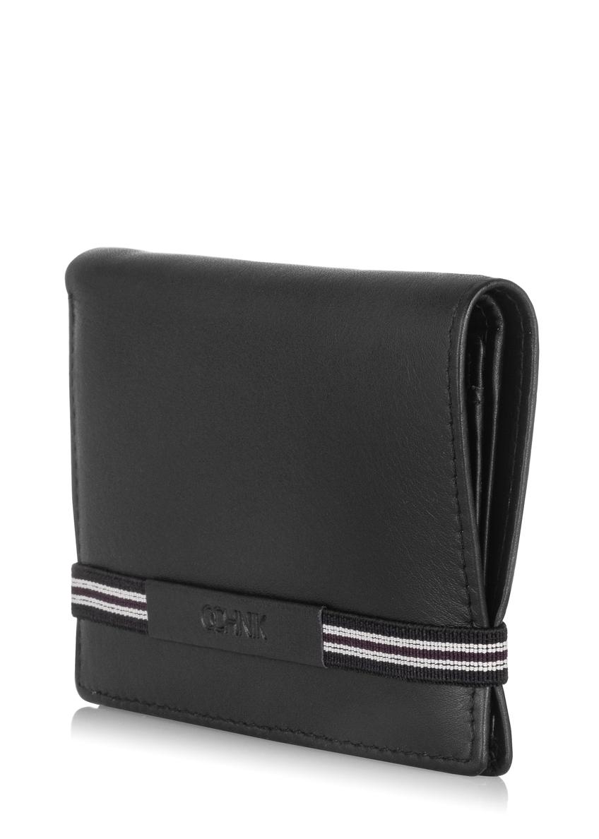 Men's leather wallet with elastic band PORMS-0516-99(W24)