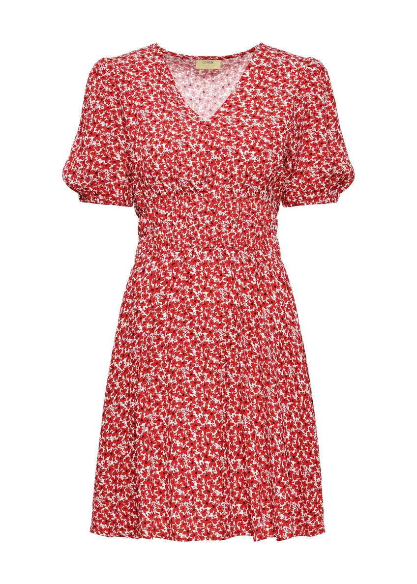 Short floral dress SUKDT-0226-41(W25)