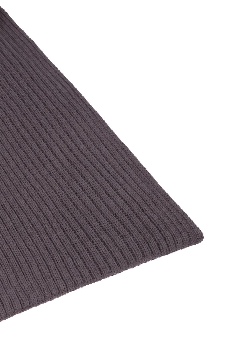 Men's gray winter scarf SZAMT-0016-9B(Z26)