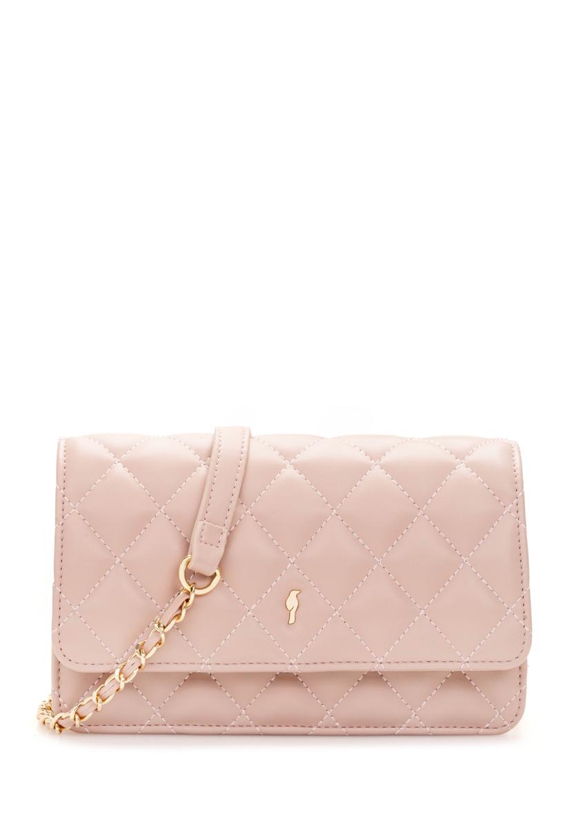Pink small quilted women's handbag TOREC-1033-5A(W26)