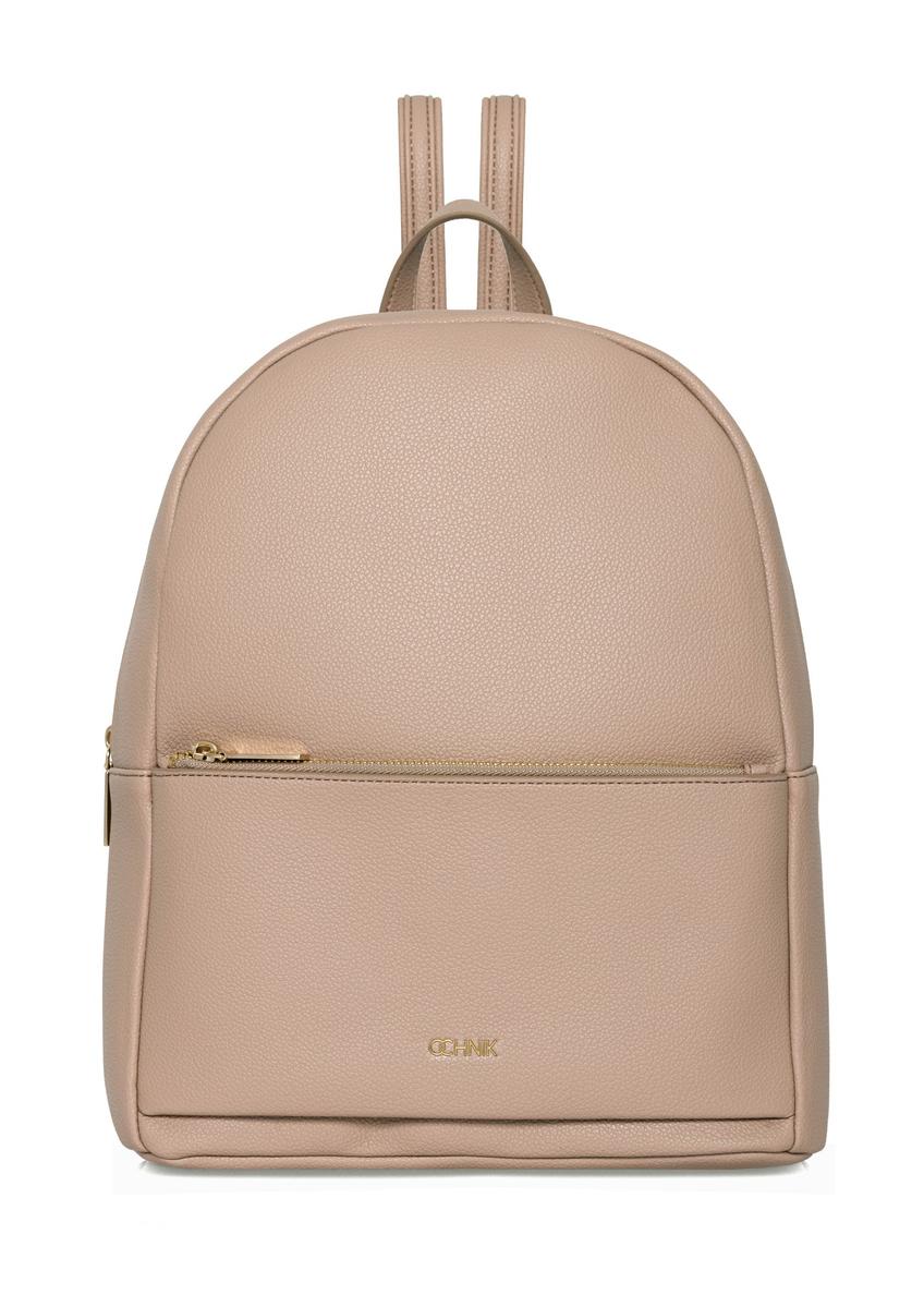 Beige medium women's backpack TOREC-0894A-81(W25)-04