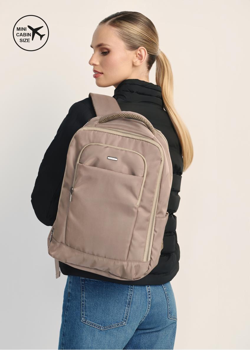 Dark beige airplane backpack PLCMN-0014-1C(W26)