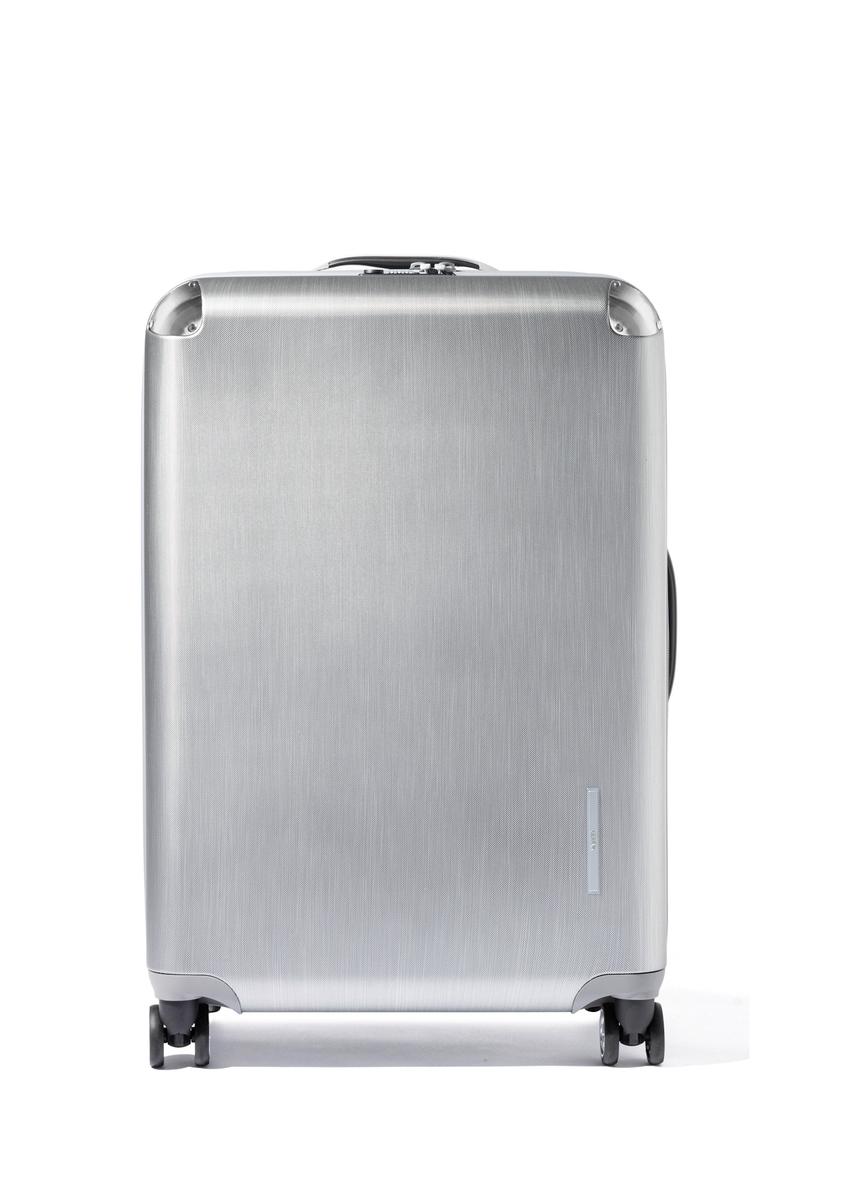 Large suitcase on wheels WALPC-0001-9X-28(W26), front product view on white background.