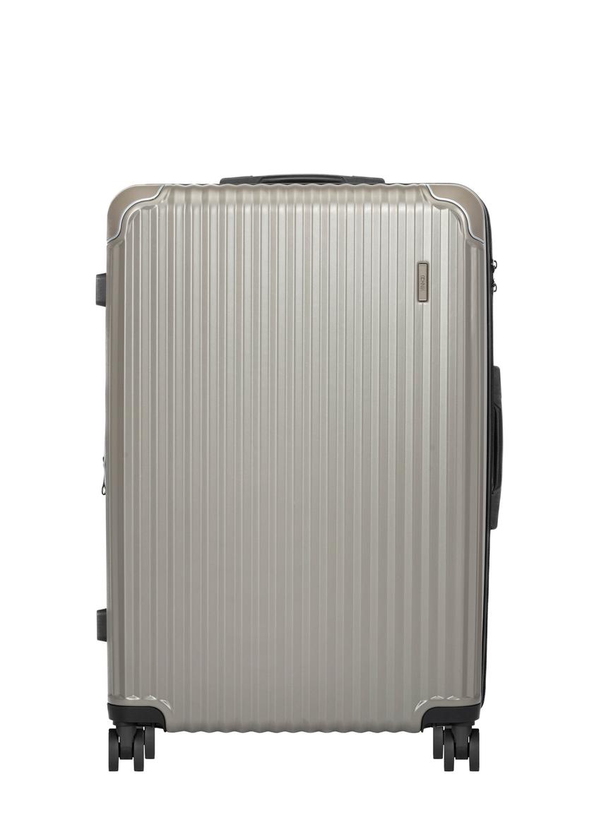 Large suitcase on wheels WALAB-0073-2X-28(W26), front product view on white background.