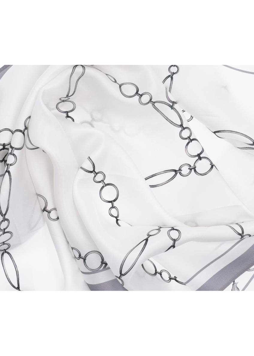 Women's scarf with chain motif SZADT-0229-0P(Z26)