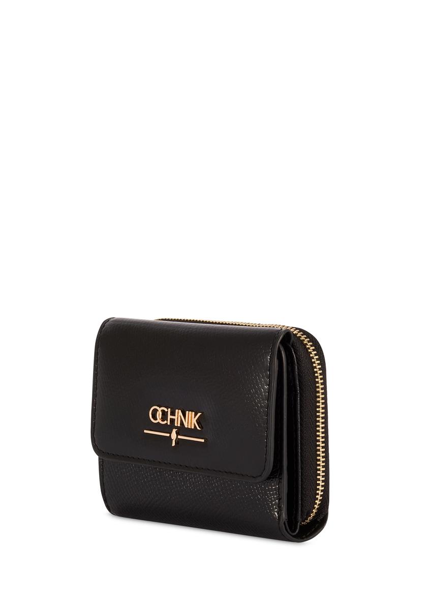 Black small leather women's wallet PORES-0932A-99(Z25)