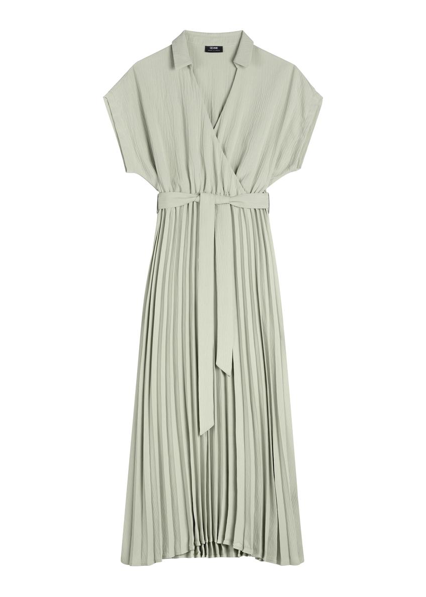 Long sage women's dress SUKDT-0274-8F(W26)