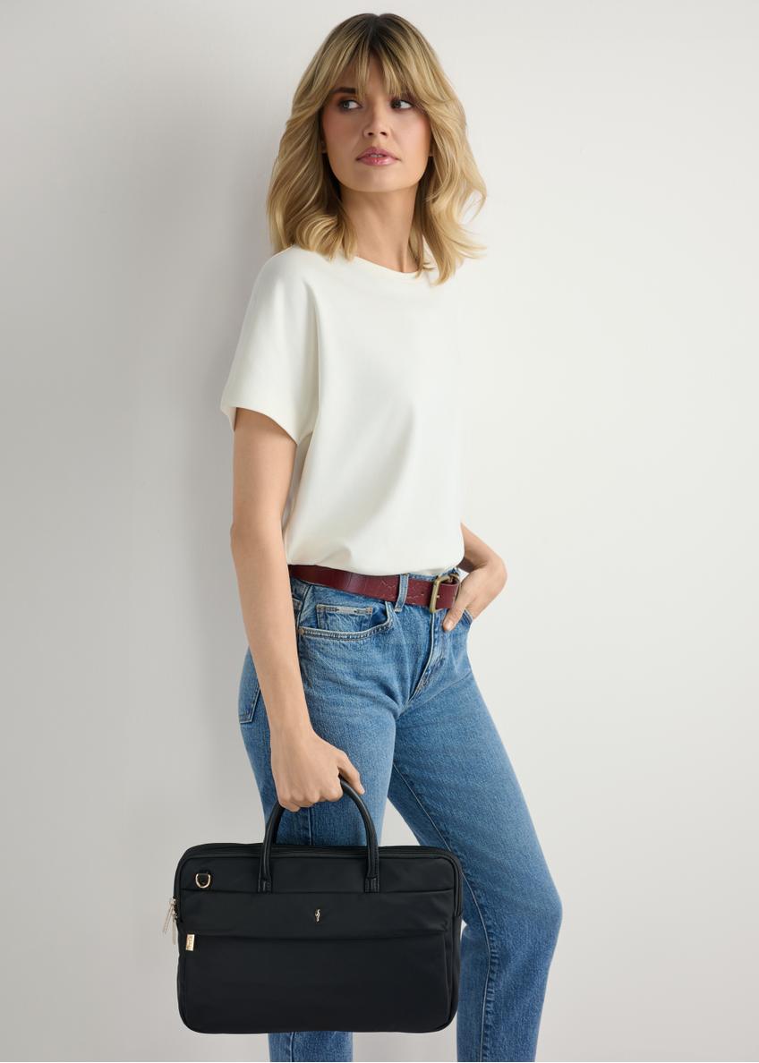 Black women's laptop bag TOREN-0344-99(W26)