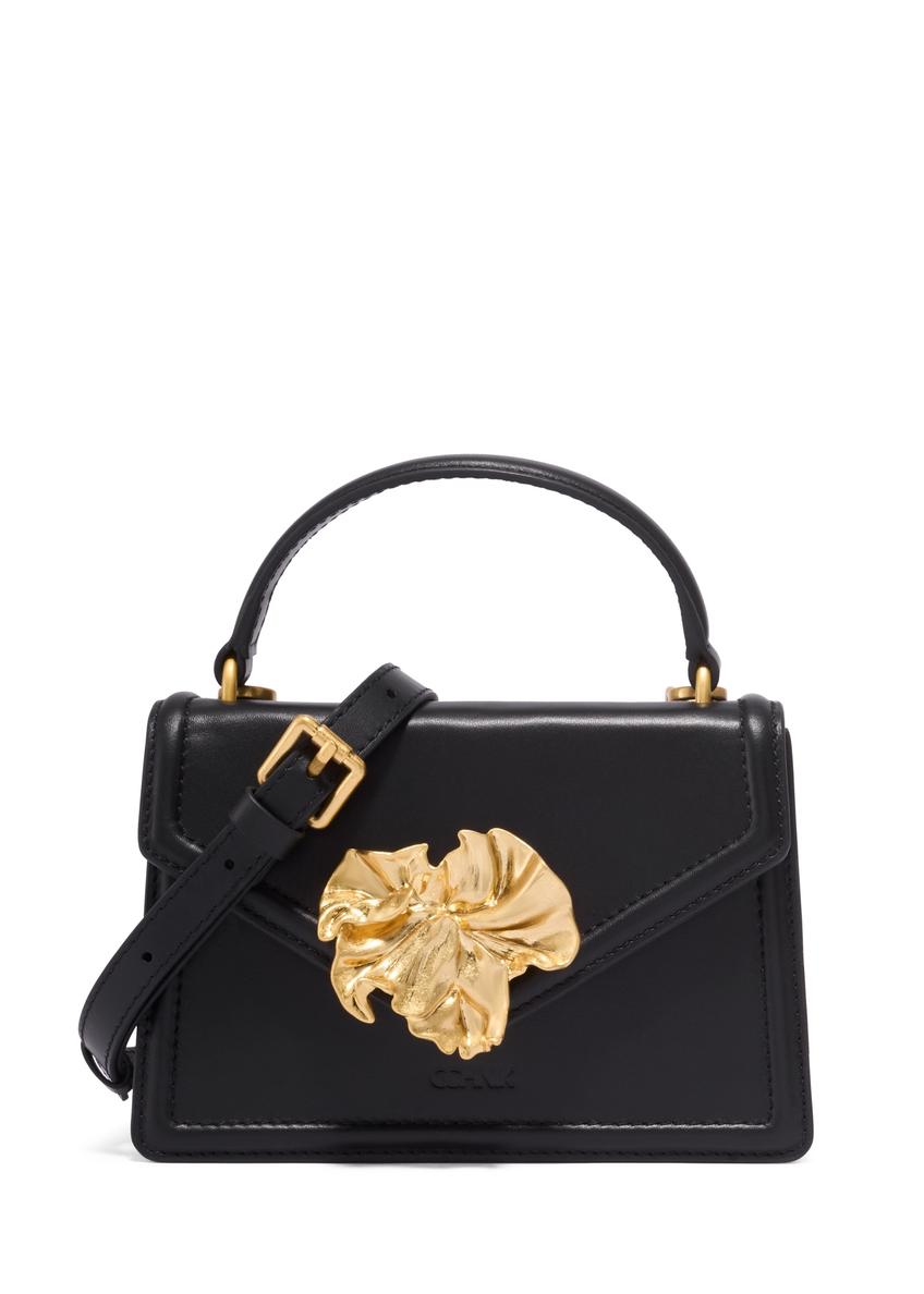 Black small women's handbag with decoration TORES-1393-99(Z26)