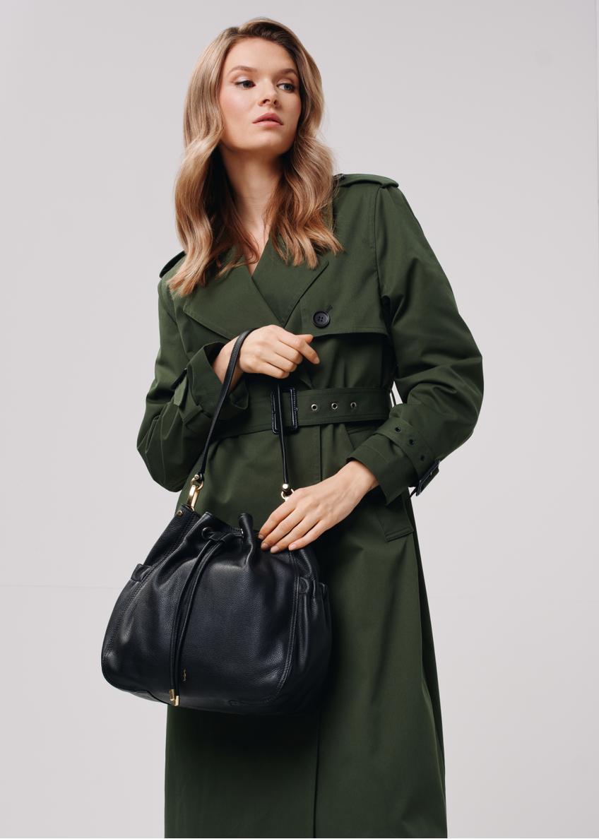 Black leather bag for women TORES-1010-99(W24)
