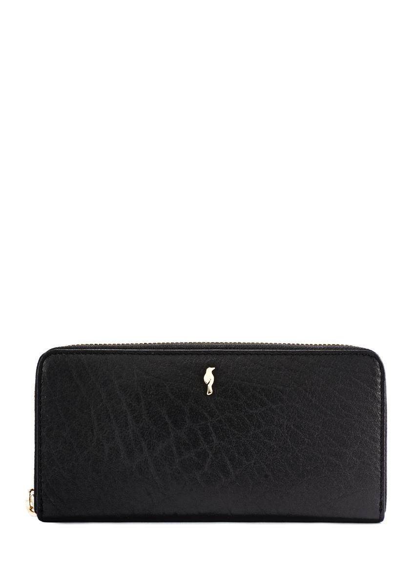 Black leather women's wallet PORES-0985-99(W26)