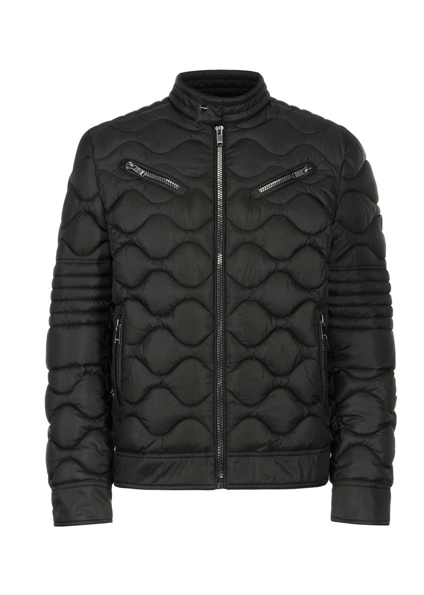 Men's quilted jacket with stand-up collar KURMT-0303-99(W23)-05