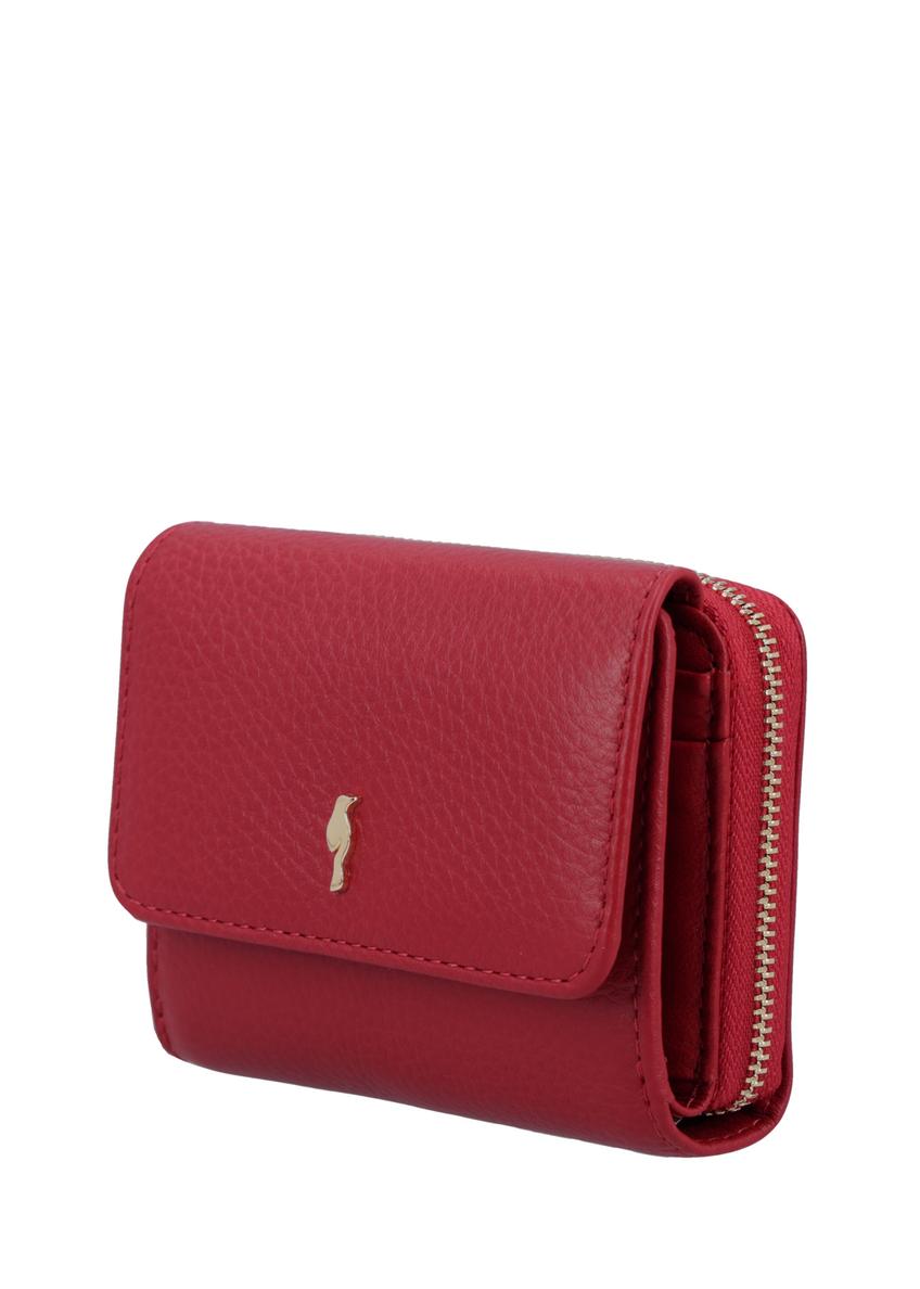 Red Leather Women's Wallet with RFID Protection PORES-0825RFID-4B(Z26)