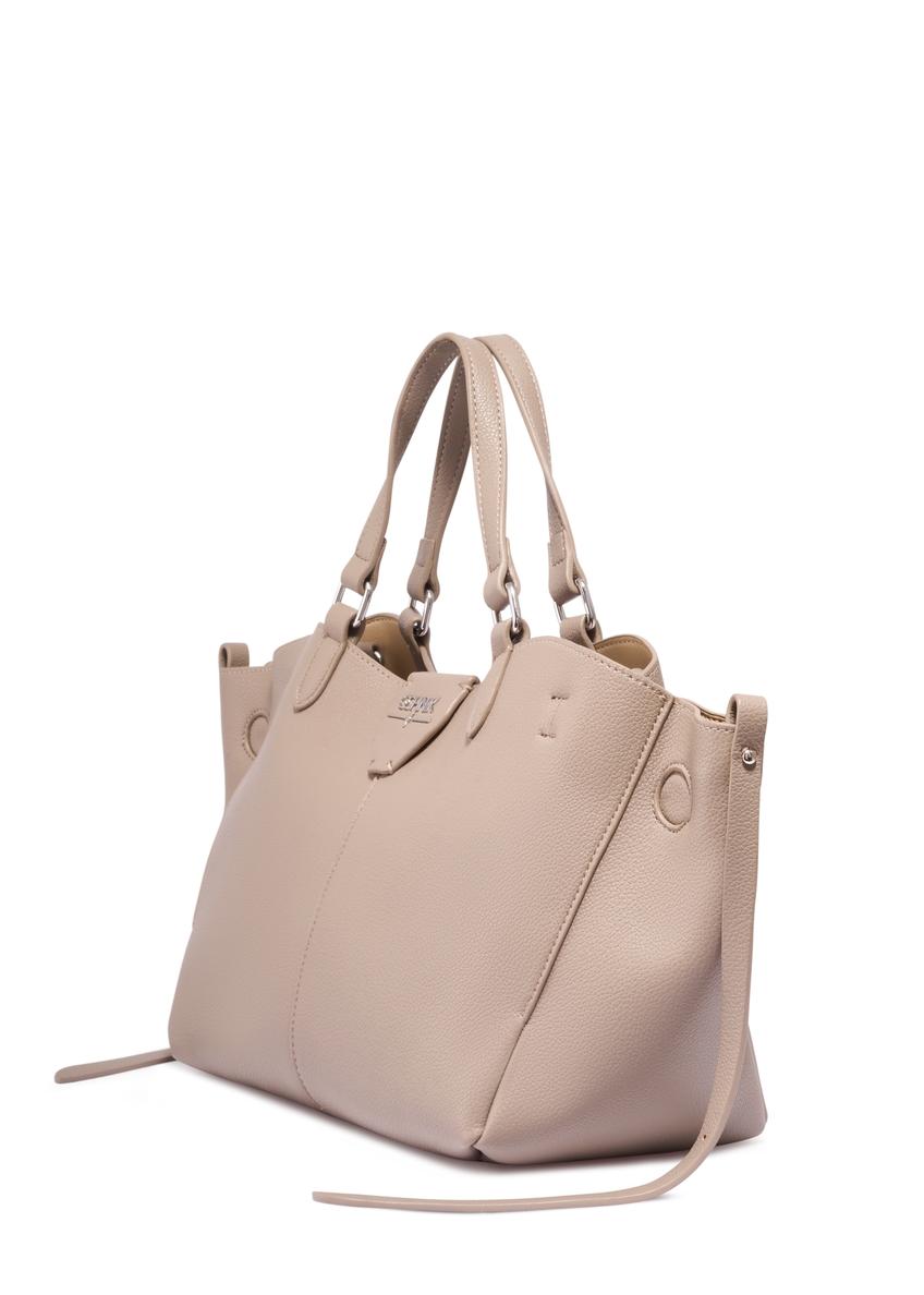 Dark beige women's handbag TOREC-1231-1K(Z26)