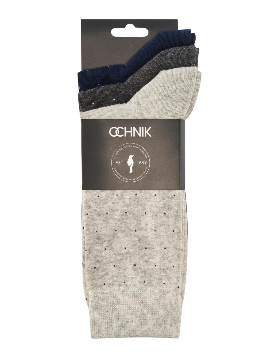 Set of men's long socks ZESMT-0063-00(W26)