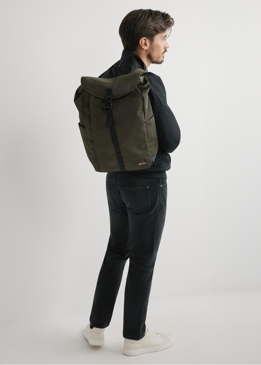 Men's khaki backpack TORMN-0415-8D(W26)