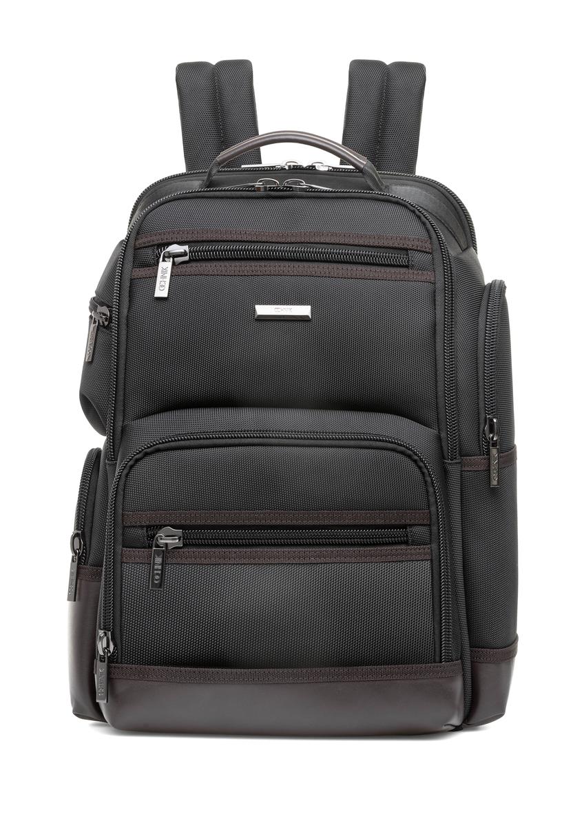 Black spacious men's backpack TORMN-0378-98(Z25)