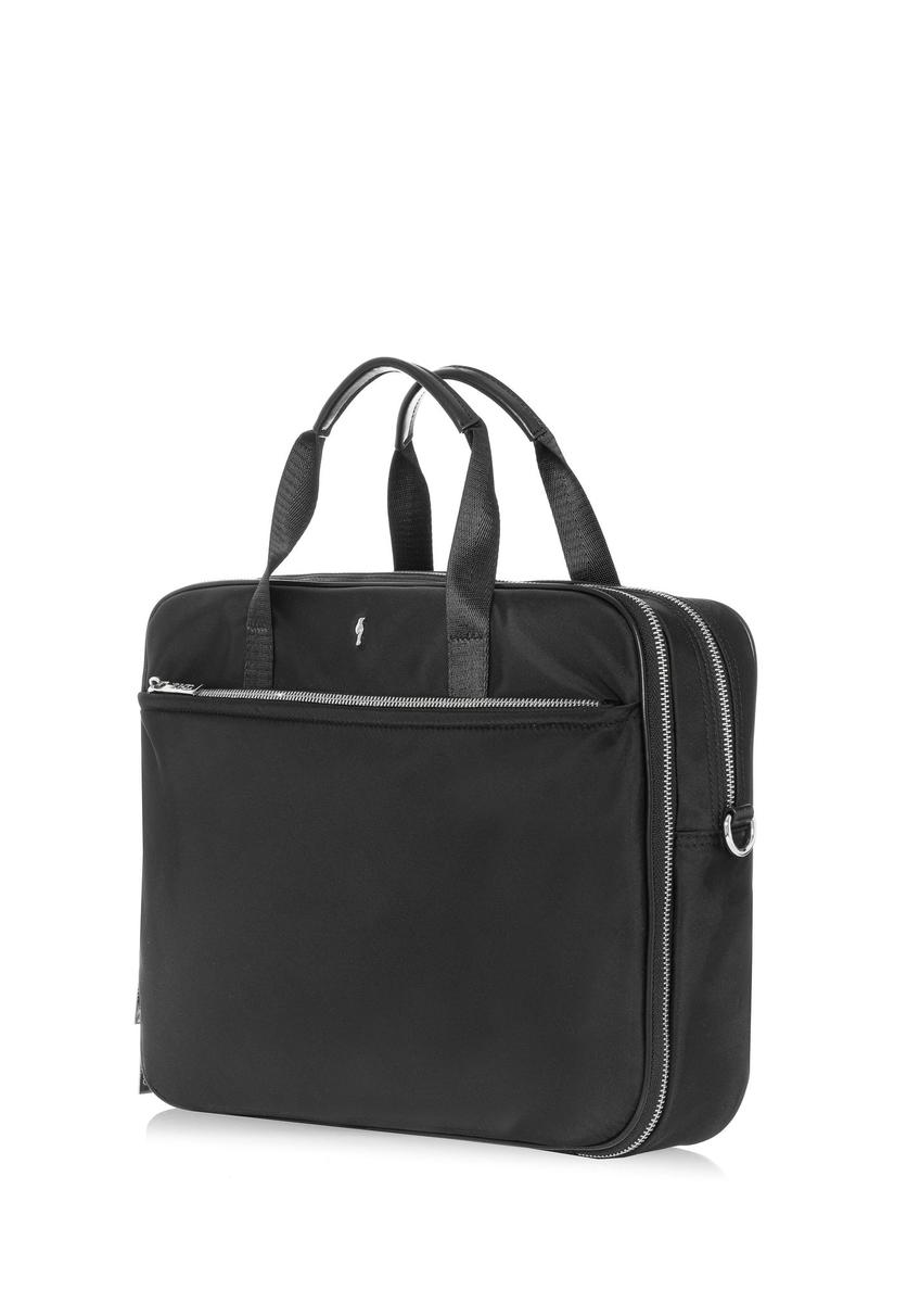 Black large women's laptop bag TOREN-0305-99(W25)