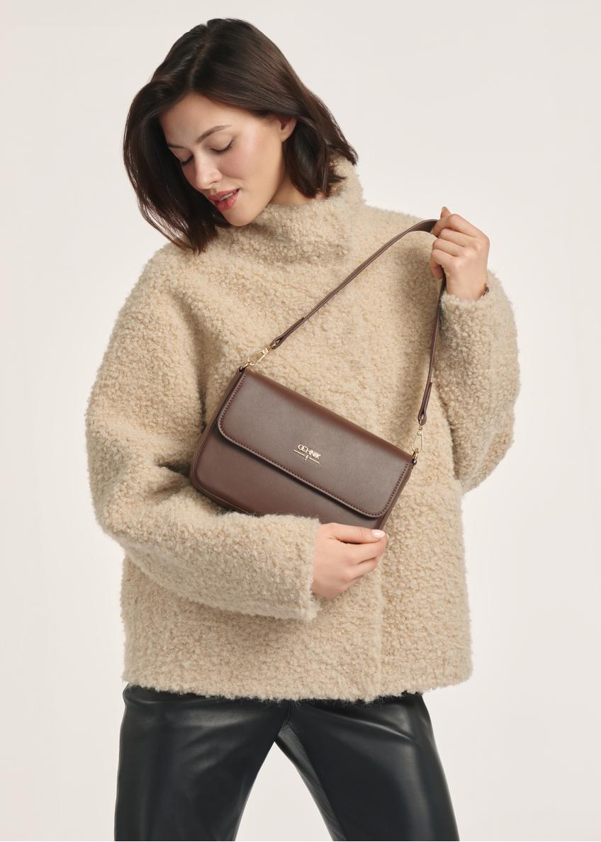 Chocolate women's messenger bag TOREC-0930B-89(Z25)