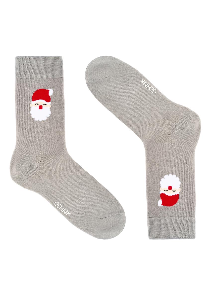 Men's Christmas socks SKAMT-0199-91(Z25), product view without packaging on white background.