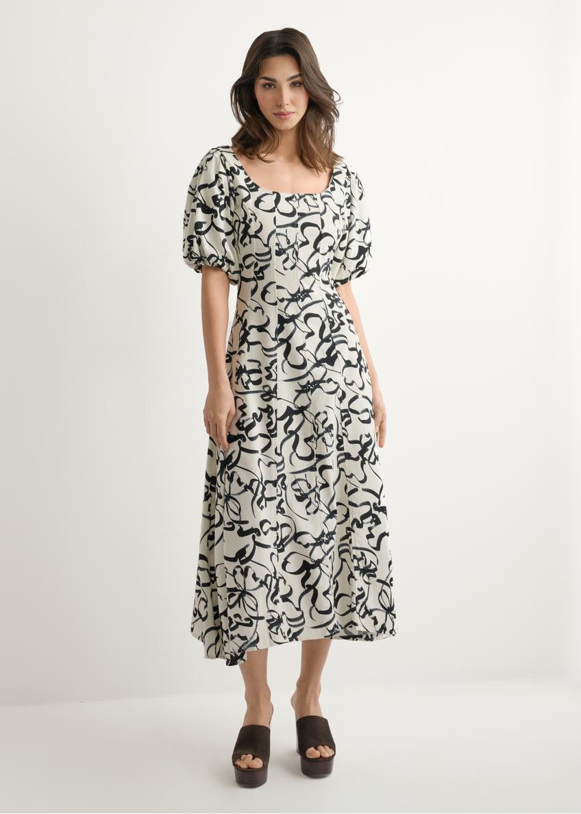 Women's floral dress SUKDT-0277-0P(W26)