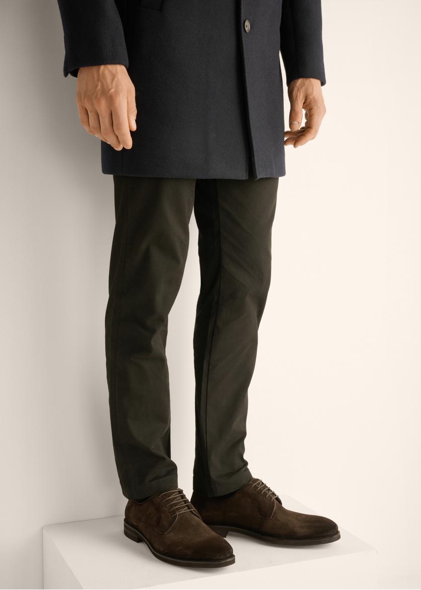 Dark brown suede men's shoes BUTYM-0585-1I(Z26)