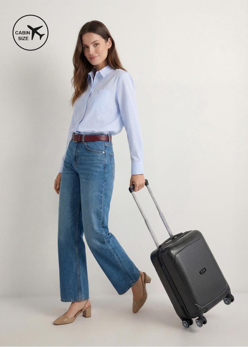 Small suitcase on wheels WALPC-0014-99-19(W26)