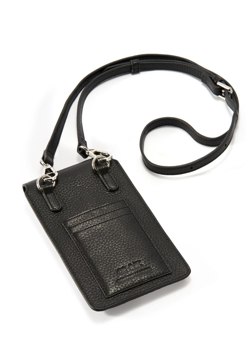 Black leather women's bag TORES-0987C-99(W25)