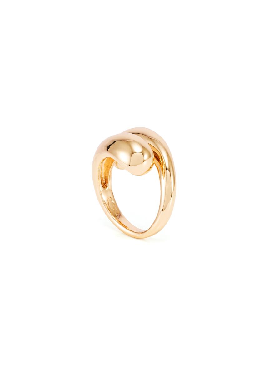 Gold-plated women's ring PIEDB-0001-2X(Z26)