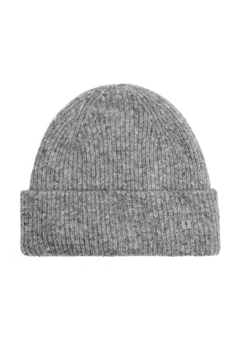 Women's gray cap CZADT-0201-91(Z25), front product view on a white background.