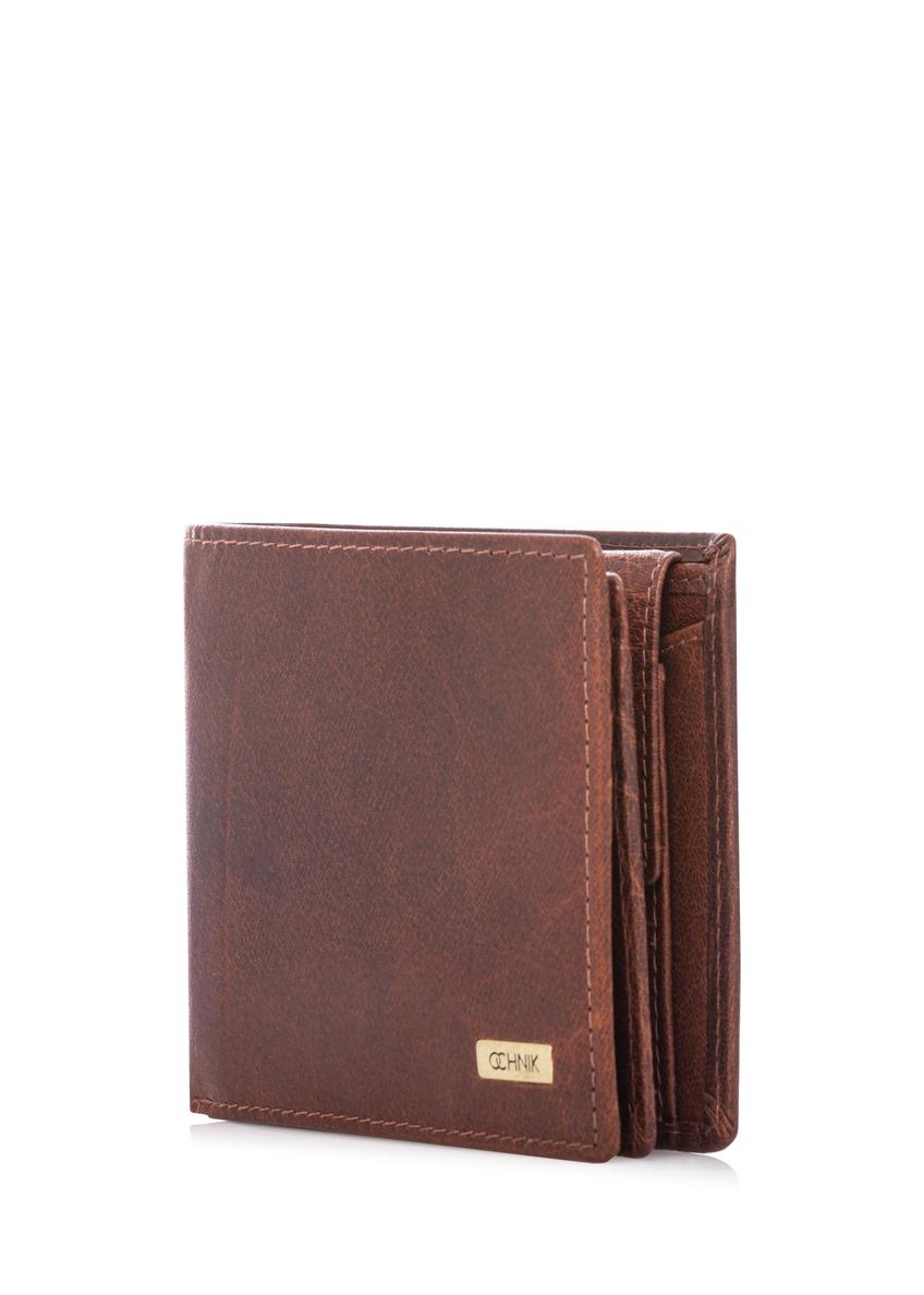 Men's leather wallet in cognac color PORMS-0693-1H(W26)