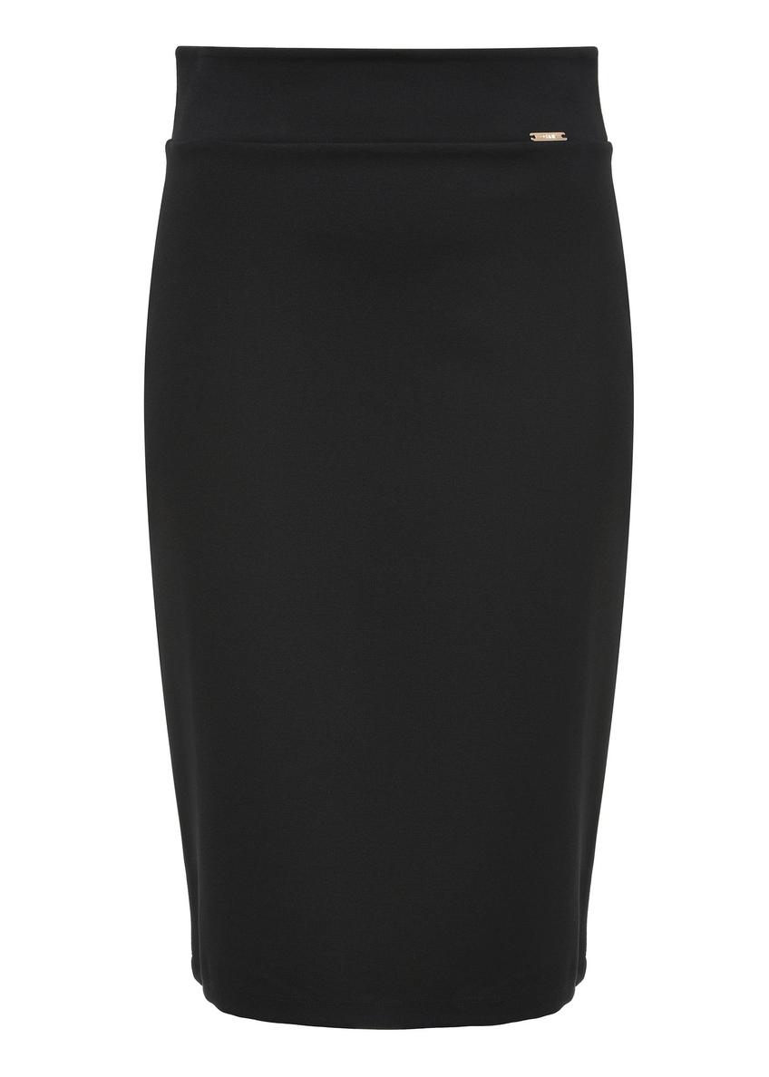 Women's black pencil skirt SPCDT-0092-99(Z25)