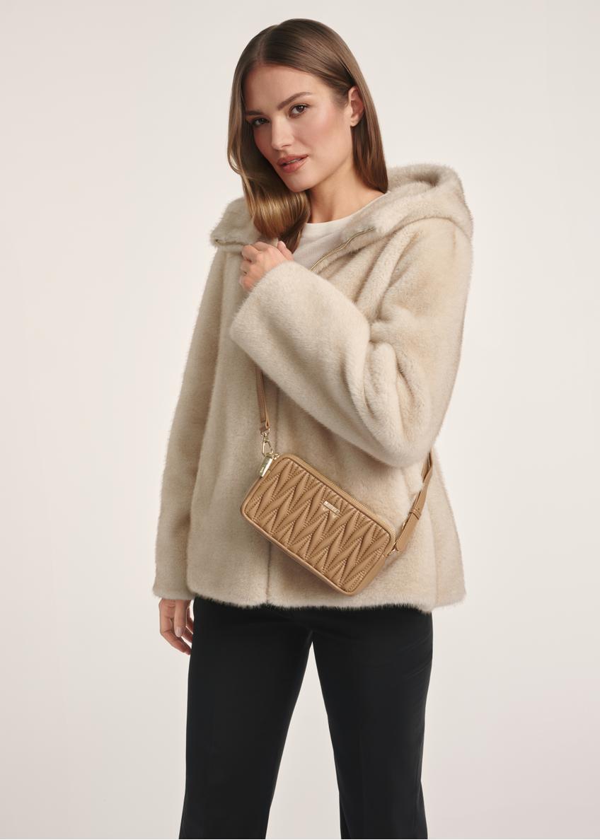 Classic beige women's handbag TOREC-1103-24 (Z25)