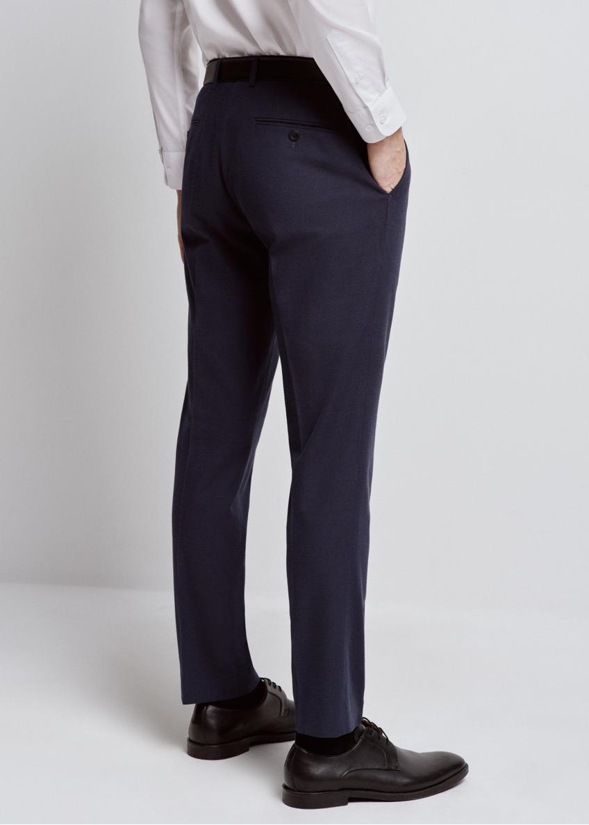 Navy blue men's suit pants SPOMT-0099-69(W24)