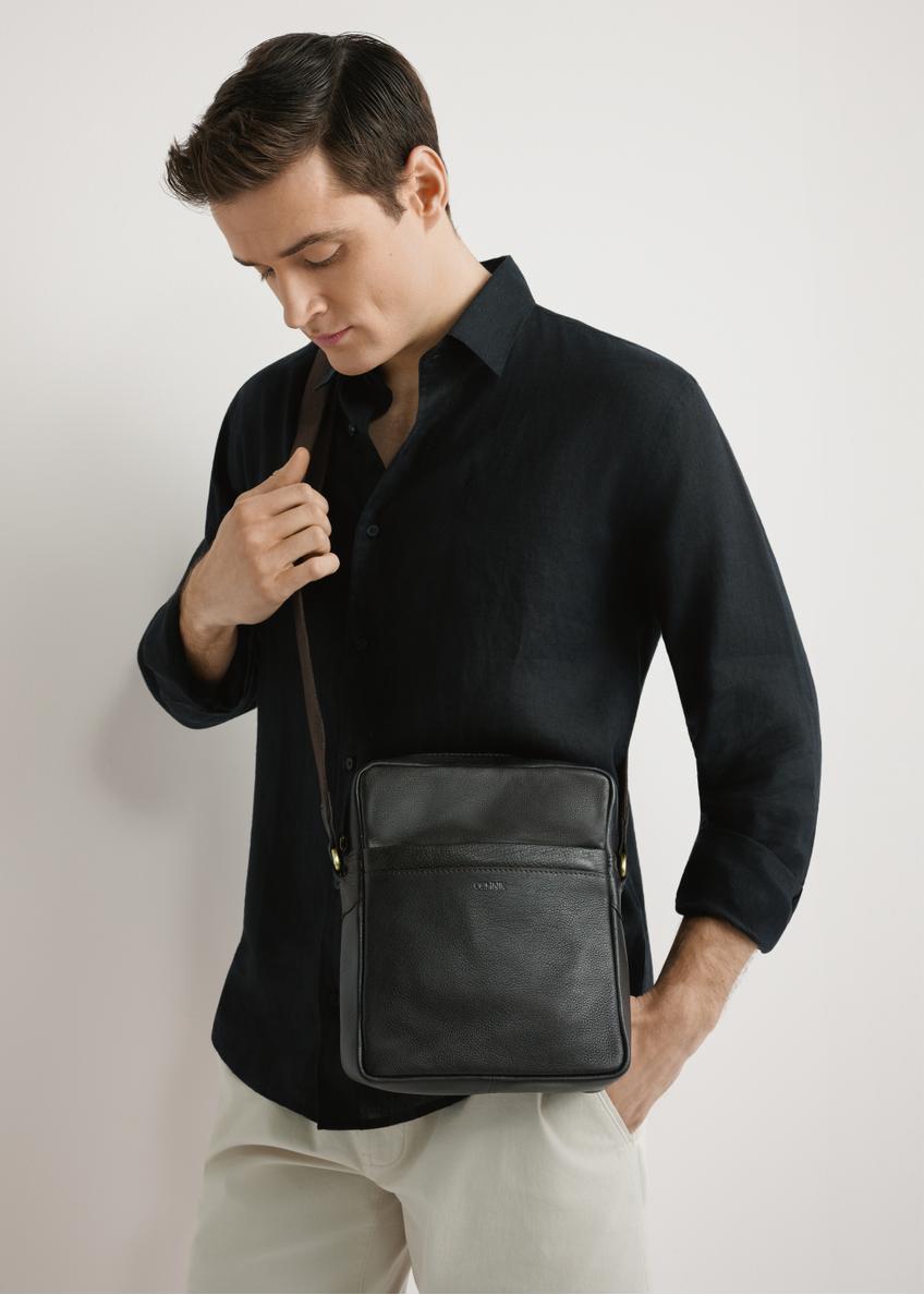 Men's leather bag in dark brown TORMS-0502-1I(W26)