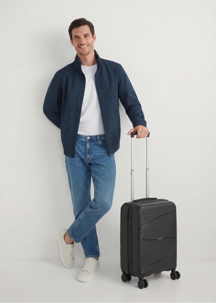 Small suitcase on wheels WALPP-0021-99-19(W25)