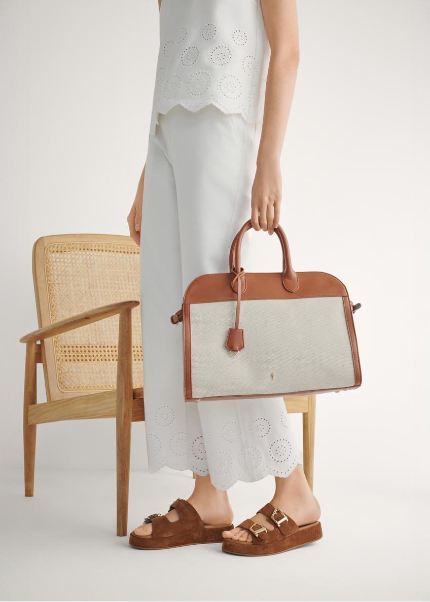 Women's suede platform flip-flops BUTYD-1241-1D(W26)