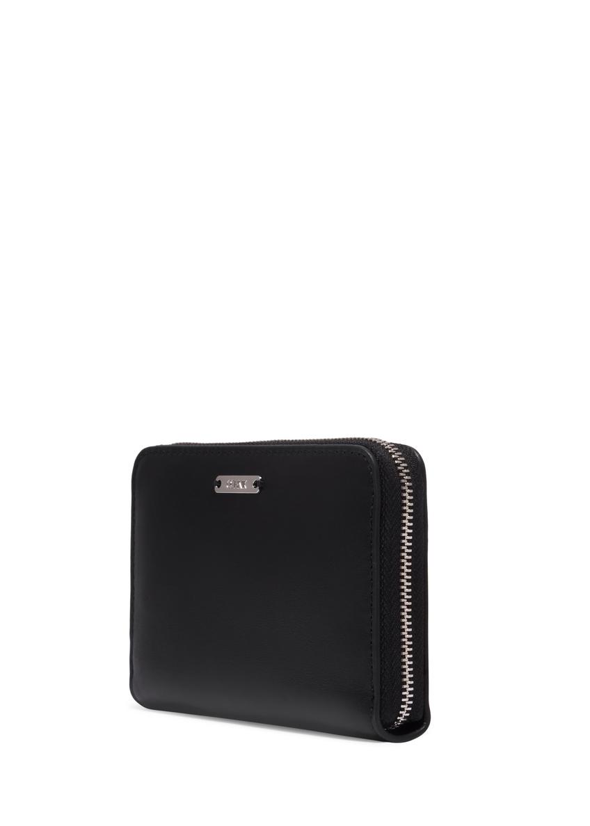 Black leather women's wallet PORES-1000-99(Z26)
