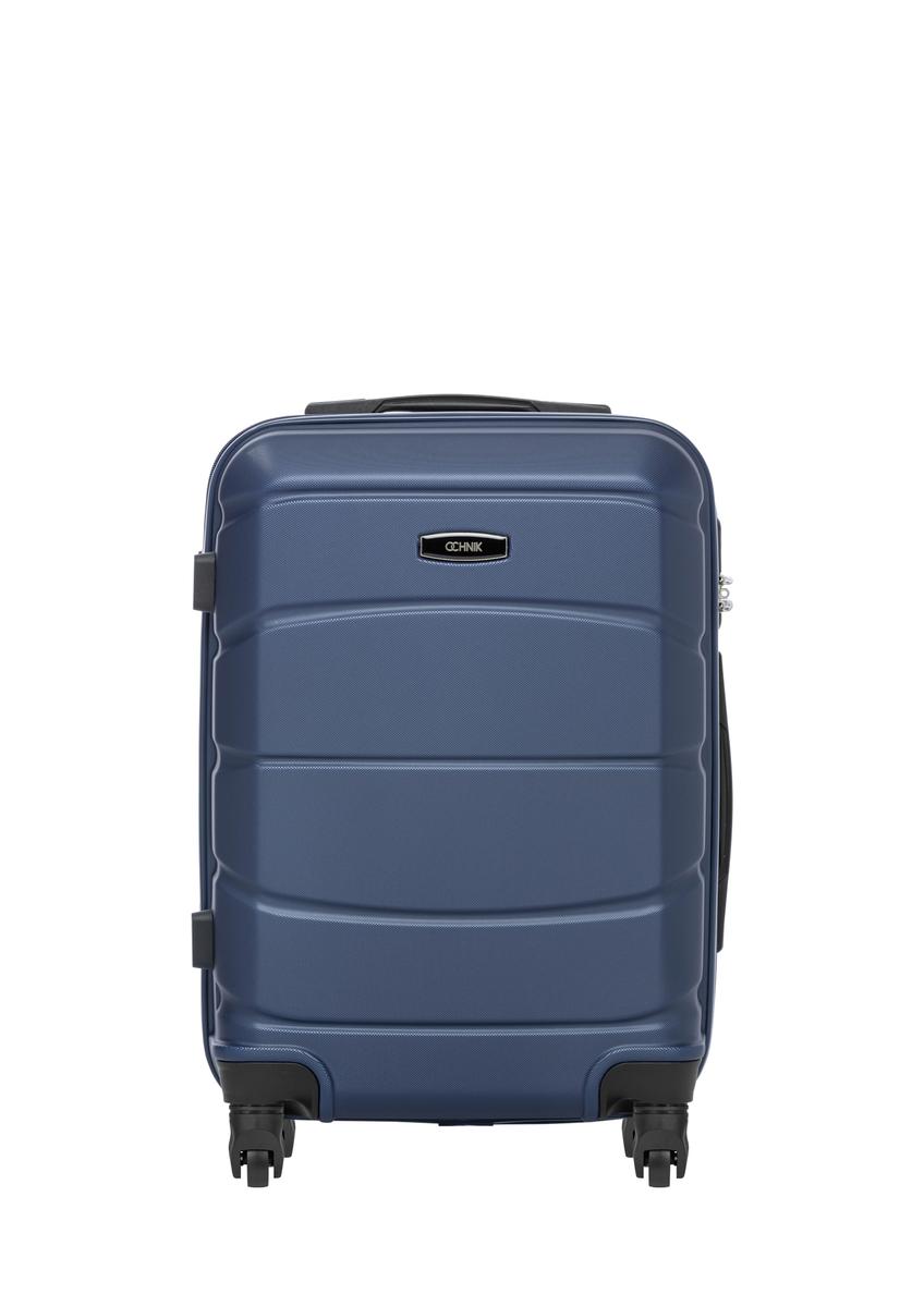 Small suitcase on wheels WALAB-0077-7D-19(W26), front view of the product on a white background.