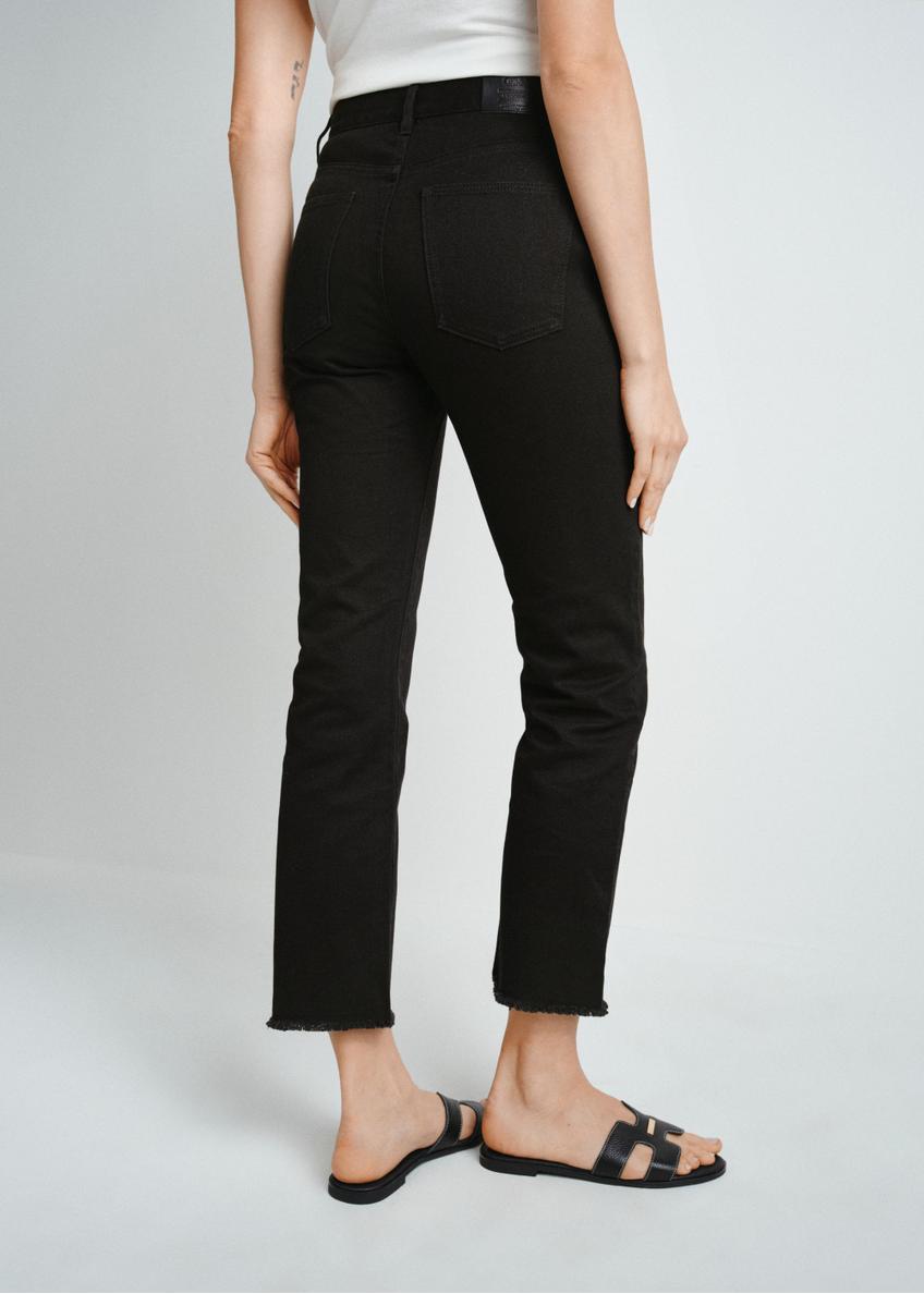 Women's black denim pants SPODT-0078-99(W24)